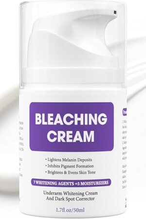Dark Spot Remover for Body, Skin Bleaching Cream with Vitamin C for Intimate Areas, Skin Lightening Cream Dark Spot Corrector for Underarms, Knees, Elbows, Inner Thighs & Bikini Line,17fl oz