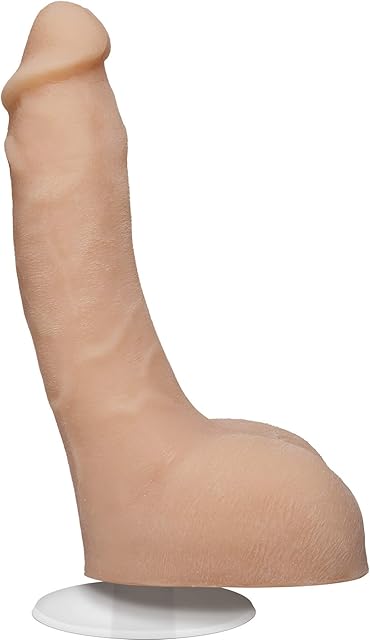 Doc Johnson Signature Series - Lulu of Leolulu - 8 Inch Realistic ULTRASKYN Dildo with Removable Vac-U-Lock Suction Cup - F-Machine & Harness Compatible - for Adults Only, Vanilla