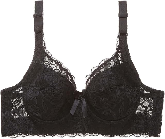 Women Plus Size Lace Bra Sexy Underwire Everyday Underwear Full Figure Push Up Brassiere Comfort Lingerie Bra