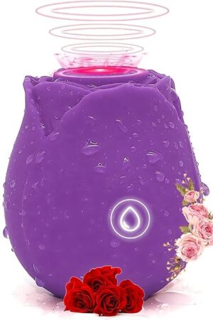 Generic 2024 Rose Vibratoer Stimulator Licking Sucking Silent Multi Frequency Massage Stick Women's Gift.C40, Colour