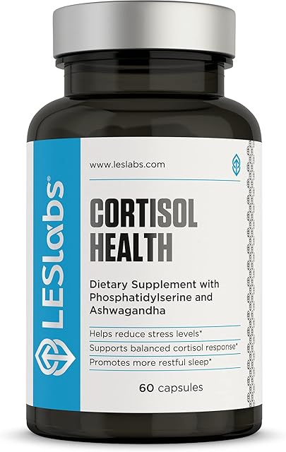 LES Labs Cortisol Health ? Stress Relief, Balanced Cortisol Response, Relaxation & Deep Sleep ? Phosphatidylserine, Magnesium, Magnolia Bark, Rhodiola Rosea & Ashwagandha ? Non-GMO ? 60 Capsules