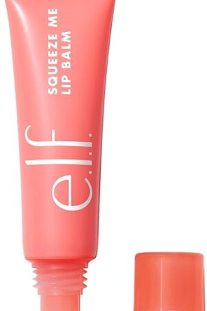 elf Squeeze Me Lip Balm, Moisturizing Lip Balm For A Sheer Tint Of Color, Infused With Hyaluronic Acid, Vegan & Cruelty-free, Strawberry
