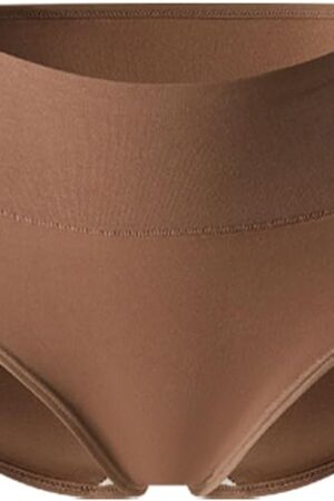 Women's V-Waist Solid Seamless Underpant High Elastic Comfy Hipster Panties Lightweight Sexy Briefs 2025 Simple Brief