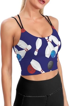 Women's Summer Racerback Sports Bras Vest Underwear Yoga Bras