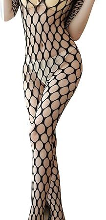 Womens Lingerie Sexy Fishnet Bodystockings Mesh Body Stockings Lingerie Lace Bodysuit Tight Bodystocking Nightwear
