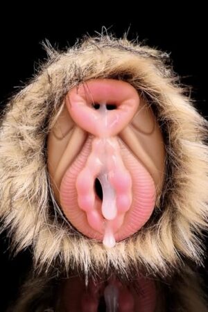 Donkey Lifelike Animal Male Masturbators Cup in Fur, 7.1inch Pocket Pussy Stroker Sucking Sex Toy Silicone Dual Channel with Realistic 3D Sleeve for Man Pleasure, Male Masterbaters Play Toy