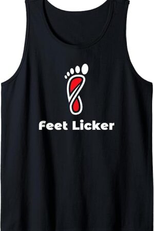 Feet Licker - Cute Foot Fetish Tank Top