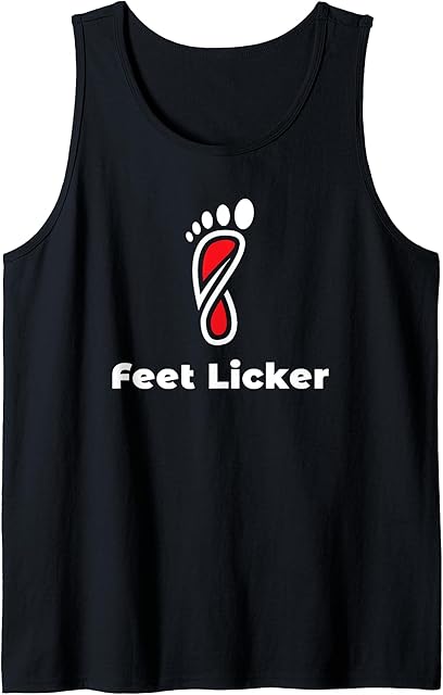 Feet Licker - Cute Foot Fetish Tank Top