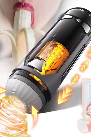 Automatic Male Masturbator with 4 Thrusting Patterns Realistic Oral Temperature Simulation Ultra Long Lasting Adult Blowjobsex Machine Men Sex Toy Adult Toys & Games