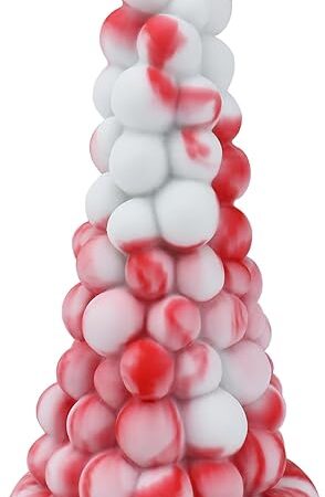 Anal Beads Dilator Butt Plug Raised Dot Fantasy Monster Silicone with Suction Cup Dildo Sex Toys for Men Women