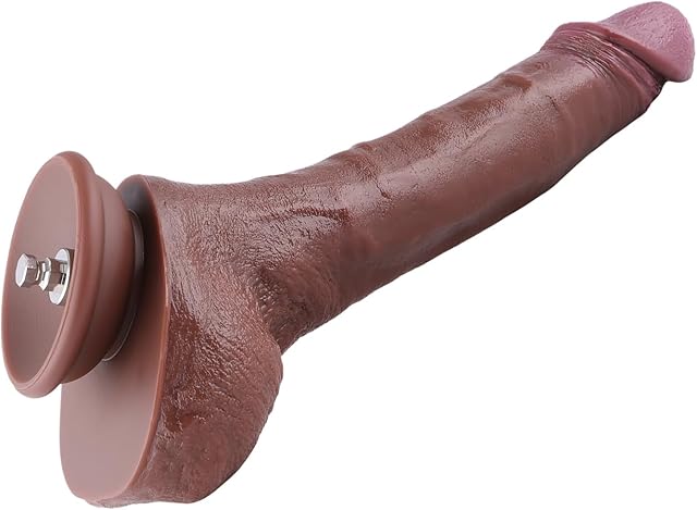 Hismith 81" Dual-Density Silicone Dildo, 64" Insertable Realistic Penis with Removable KlicLok System, Hands-Free Play Soft Sex Toy - Beginner Series