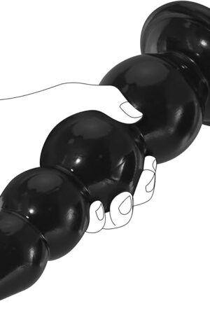 11.81" Super Huge Thick Butt Plug Long Anal Plugs with Strong Suction Cup Anus Dildo Beads Opening Trainer Butt Stretcher Prostate Massage, Anal G-Spot Sex Toys for Women Men Advanced Players Masters