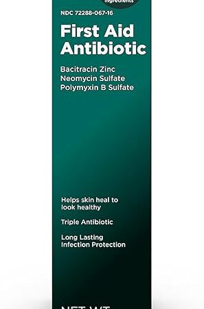 Amazon Basic Care First Aid Antibiotic Ointment, 2 ounce (Pack of 1)
