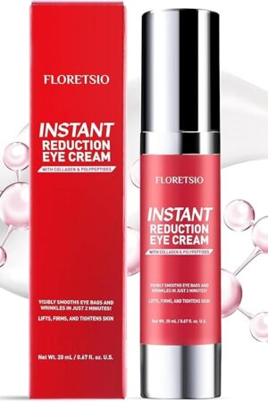 Instant Eye & Face Lift Cream: Rapid Under Eye Bags,Wrinkles, Dark Circles, Puffiness Remover for Women and Men in 60 Seconds - Temporary Firming & Tightening Treatment - Wrinkle Filler 067oz