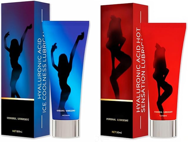 Ice & Fire Water-Based Lubricant - Fast-Acting Orgasm Gel for Oral & Intimate Play | Long-Lasting, Sensitive Skin Safe (Ice & Fire)