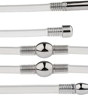 5 Pcs Sex Toy Penis Plug Chastity Device Sound Urethral Plug Urethra Trainer Set Chastity Lock Accessories Urethral Toy Urethral Masturbation Stick Catheter Sound for Male Urethra Stimulation