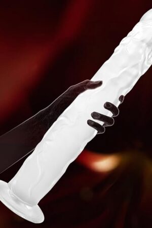 12 Inch Clear Dildo Realistic Huge Thick Anal Penis with Suction Cup, Adult and Gay for Silicone Sex Toys?Soft Thrusting Dildos for Women & Men