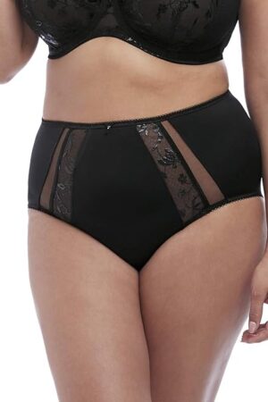 Women's Plus Size Roxanne Sexy Sheer Vinyl-look Cheeky Brief