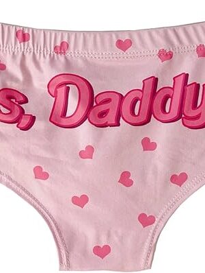 Women's Sexy Cartoon Underwear Funny Letter Print Panties Naughty Thong Briefs