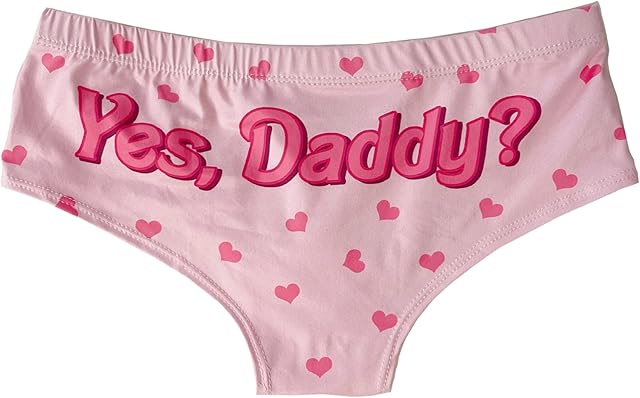 Women's Sexy Cartoon Underwear Funny Letter Print Panties Naughty Thong Briefs