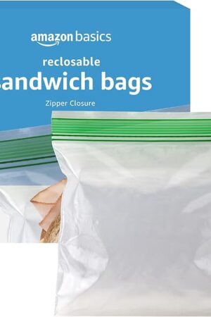 Amazon Basics Sandwich Storage Bags, 300 Count (Previously Solimo)