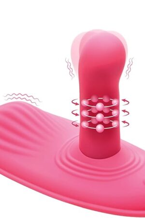 Vibrating Rotating Pad Rideable Vibepad Grinder Dildo Penis Vibrator Small Sex Fuck Machine Saddle for Women Fucking Toys Clit Anal Massager Vaginal Stimulator Clitoral Remote Control [Made in USA]