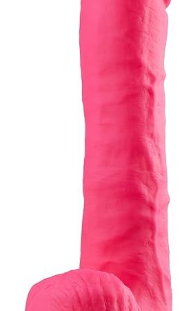 Eden Realistic Silicone Anal Dildo 11.5 Inch  Dual Density Huge Thick Penis with Strong Suction Cup - Monster Girthy Cock for Vaginal, G-Spot Stimulation  Adult Sex Toy for Women Men Couples  Pink
