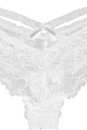 Womens Underwear Sexy Panties Lace Bikini Thong Stretch Hipster Briefs