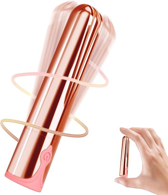 G Spot Small Bullet Vibrator for Women Mini Adult Sex Toys Dildo Lipstick Clitoris Nipple Stimulator Vibrator Fully Waterproof Rechargeable Personal Massager with 10 Vibrating Modes