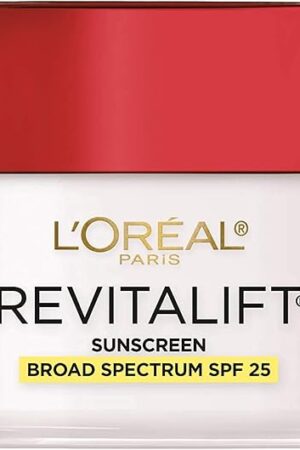 L'Or?al Paris Revitalift Anti-Wrinkle and Firming Face Moisturizer with SPF 25, Pro-Retinol and Centella Asiatica, Paraben Free, 17 oz (Packaging may vary)