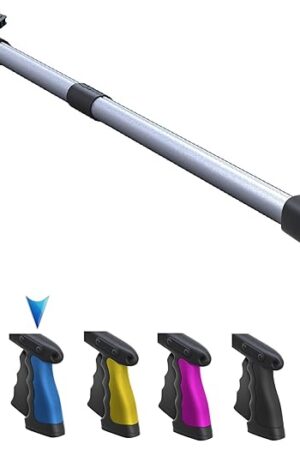 2024 Upgrade PowerGrip T9, Grabber Reacher Tool, Wide Jaw, Foldable, Steel Cable, with 96 Grip Points for Firm Grip, 32" with Magnet