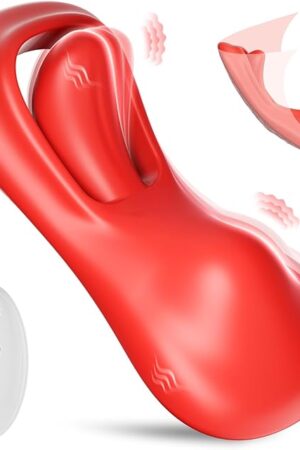 Wearable Vibrator Sex Toys for Women, Remote Control Vibrator with 9 Vibrating Modes, Tongue-Shaped Mini Vibrators Adult Toys, Panties Clitoral Stimulator Pleasure Tools for Female and Couples