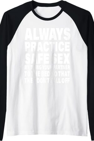 BDSM Innuendo Bondage Kinky Submissive Fetish Humor Raglan Baseball Tee