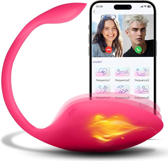 2024 New APP Control Wearable Vibrator Womens Sex Toys, Adult Toys 9 Vibrations & Heating Couples Sex Toys Vibrater, G Spot Clitoral Anal Mini Vibrators Female Sex Toy Sexual Pleasure Tools for Women
