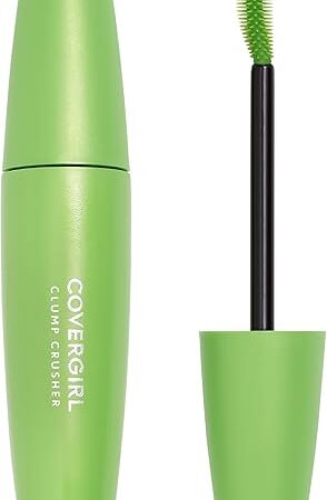 COVERGIRL Clump Crusher Mascara, 20X More Volume, Double Sided Brush, Long-Lasting Wear - 800 Very Black (Pack of 1)