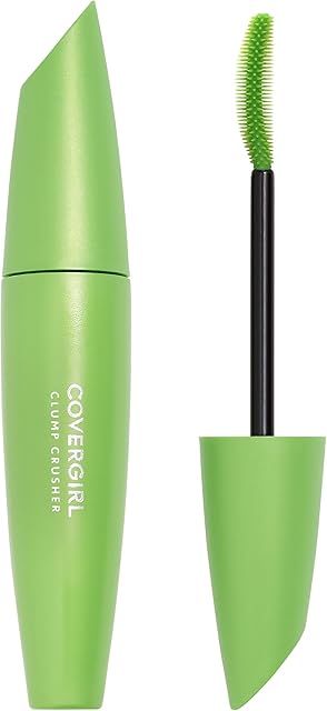 COVERGIRL Clump Crusher Mascara, 20X More Volume, Double Sided Brush, Long-Lasting Wear - 800 Very Black (Pack of 1)