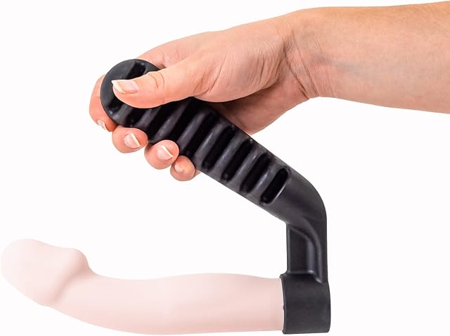 Easy-Reach Clitoral Vibrator and Dildo, Plus-Size Friendly, Adult Sex Toys, Body Safe, Soft-Silicone, Massager and Stimulator