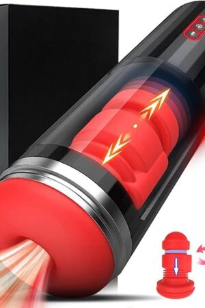 Automatic Blowjob Sex Machine Male Masturbator, Adult Sex Toys for Men, Thrusting Vibrating Hands Free Men's Sex Toy Stroker Penis Vibrator, Masturbators Pocket Pussy for Men Pleasure Realistic