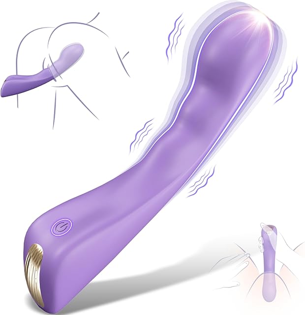 G Spot Vibrator Sex Toys - Clitoral Nipple Stimulator with 10 Powerful Vibrating Modes for Vagina Anal Stimulation, Waterproof Wand Vibrator Silicone Dildo Vibrator, Adult Sex Toys for Women Couples