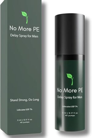 Lidocaine Desensitizing Delay Spray for Men 5 ml (40 Pumps), Unscented Climax Control Delay Spray to Last Longer in Bed with Enhanced Numbing Effect, Increases Men?s Time in Bed