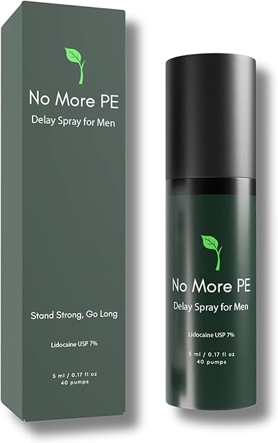 Lidocaine Desensitizing Delay Spray for Men 5 ml (40 Pumps), Unscented Climax Control Delay Spray to Last Longer in Bed with Enhanced Numbing Effect, Increases Mens Time in Bed