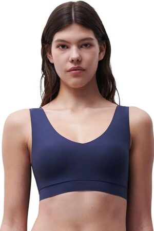 Women's Softstretch Padded V Neck Bra Top
