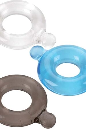 Elastomer C Ring 3 Pk - Blk/blue/clear