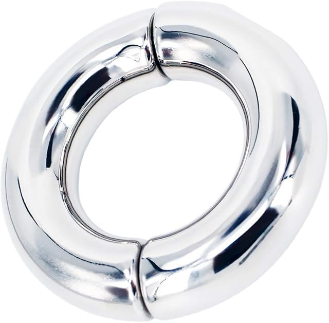 Ball Stretcher Weights, Eastern Delights Heavy Cock Ring Stainless Male Chastity Device (1.18 Inch 6.5 oz)