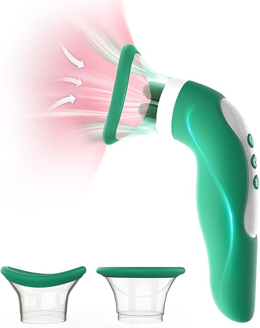 Clitoral Sucking Vibrator Nipple Sex Toy for Women, Adult Sex Toys with 10 Tongue Licking and 2 Suction Mode Female Vibrator for Couples Sex Game Juguetes Sexuales Stimulator Soft Rose Adult Toy&&