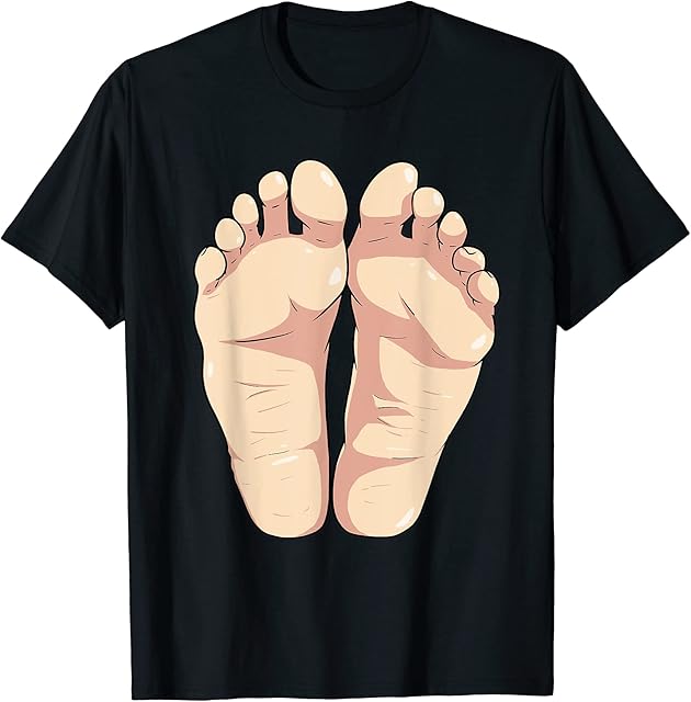 Funny Bare Feet Lovers Foot Fetish T-Shirt