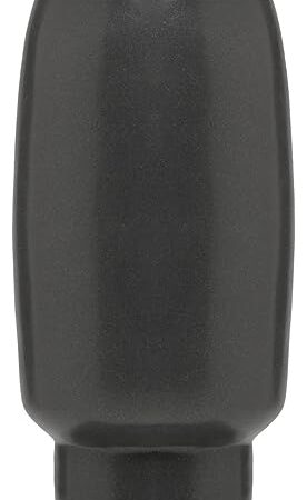 Doc Johnson American Bombshell - Shell Shock (Large) - Vac-U-Lock Compatible Dildo/Butt Plug - for Adults Only, Gunmetal Grey
