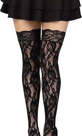 womens Hosiery Lace Thigh Highs