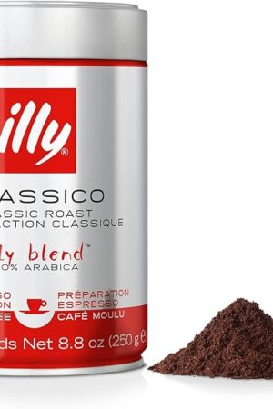 Illy Caffe, Coffee Espresso Medium Roast Ground, 88 Ounce