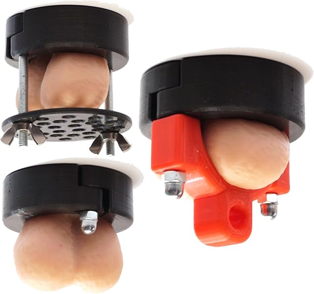 CBT BDSM German Clamp Ranger Clamp Ring Harness Crusher Set Erection Cage Testicle Crusher Scrotum Nova Lux Euro Ranger CBT Black